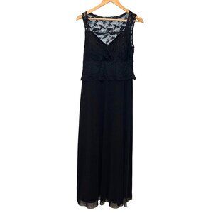 Marina dark Blue Maxi Dress Womens Size 10 Elegant Formal Evening Gown